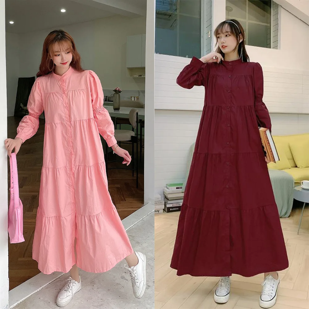 Moslimské Skladaný Arabských Šaty Maxi Abaya Voľné Hidžáb Cardigan Kimono Dlhé Šaty, Mubarak Vestidos Eid Ramadánu Islamskej Femme Djellaba