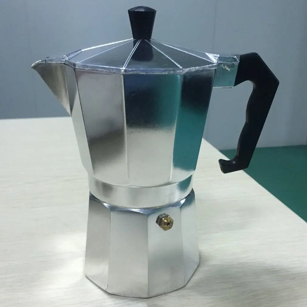 Hliníkové Moka Hrniec Octangle Kávovar Pre Moka Kávy Čierna Káva Talianska Káva Praktický Darček Jednoduché Čistenie