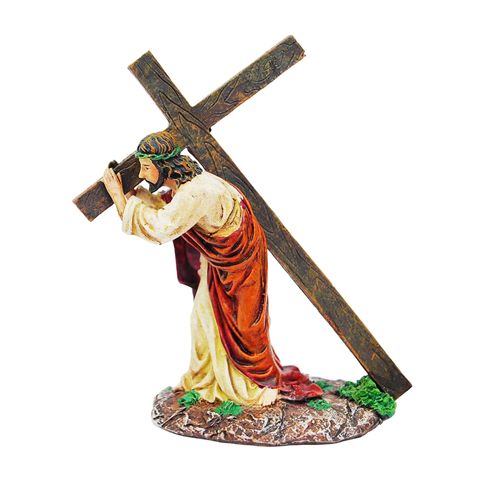 Živica Kríž Kríž Ježiša Socha Figúrka Christian Auto Dekorácie Bytového Zariadenia, Príslušenstvo Náboženské Katolíckej Darček