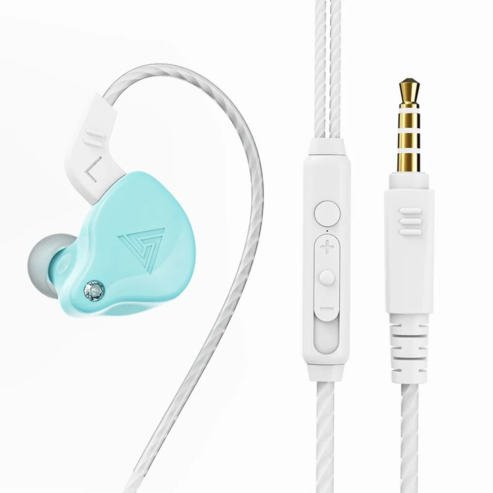 QKZ AK6-X Slúchadlá Originálne Slúchadlá Dual Ovládač S Mikrofónom Herné Headset mp3 DJ Slúchadlá audifonos fone de ouvido auriculares