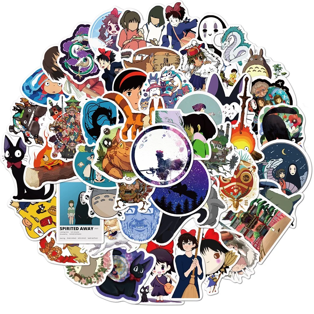 10/30/50Pcs Anime Odvážneho Preč Cartoon Samolepky, Laptop DIY Skateboard Gitara Kufor Mraznička Motocykel Graffiti Vtip Nálepky