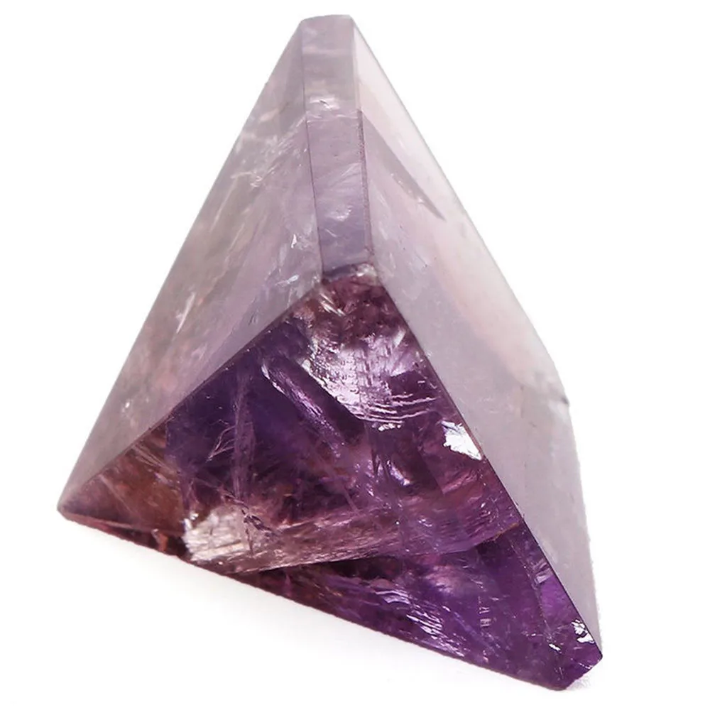 Pyramída Ametyst Crystal Oblasti S Ametyst Prírodné Cristal Kamenný Stôl Dekor