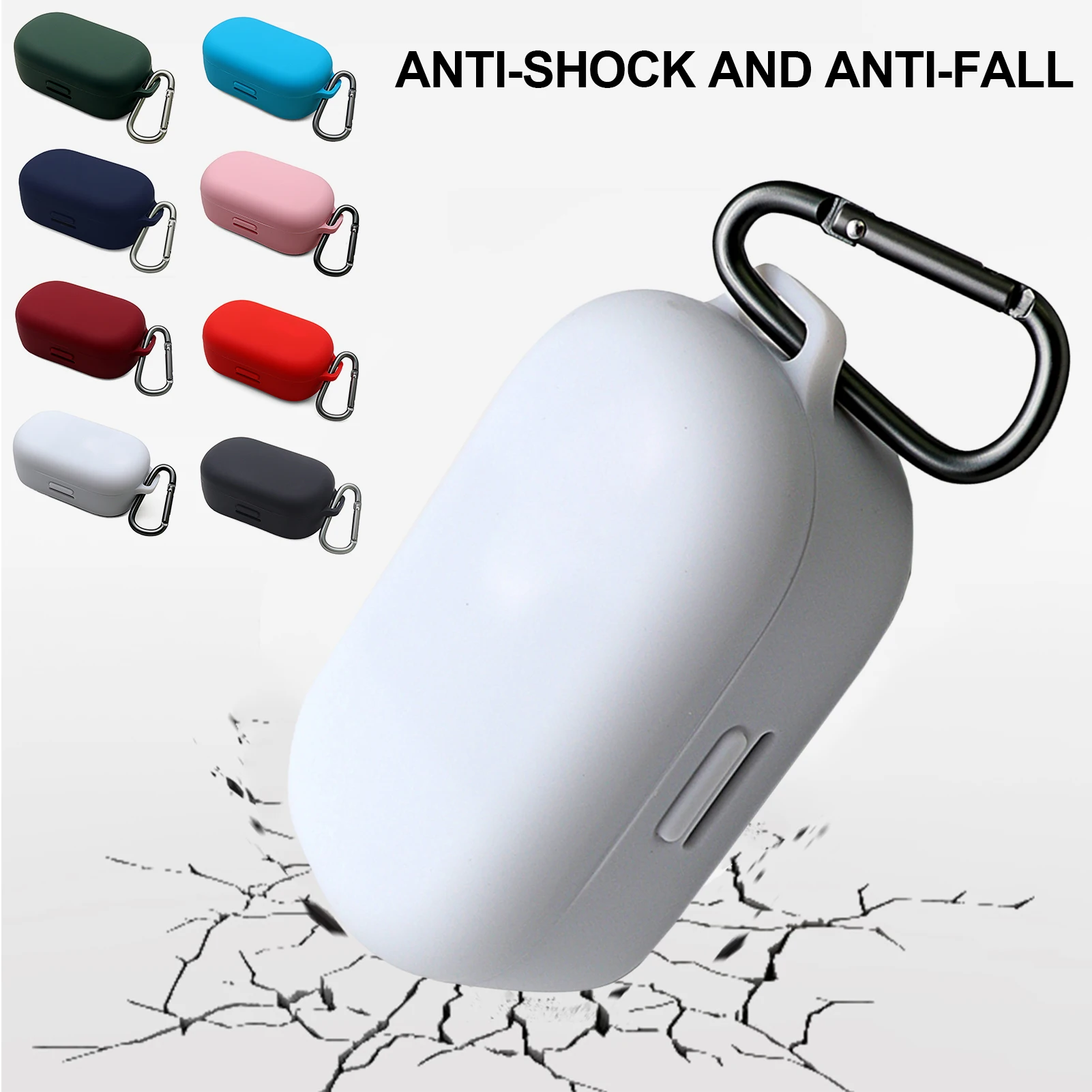 Silikónové puzdro Odolné Box Shell Pre Slúchadlá QuietComfort Bluetooth Headset Silica Gel Anti-jeseň Prachotesný Ochranné puzdro