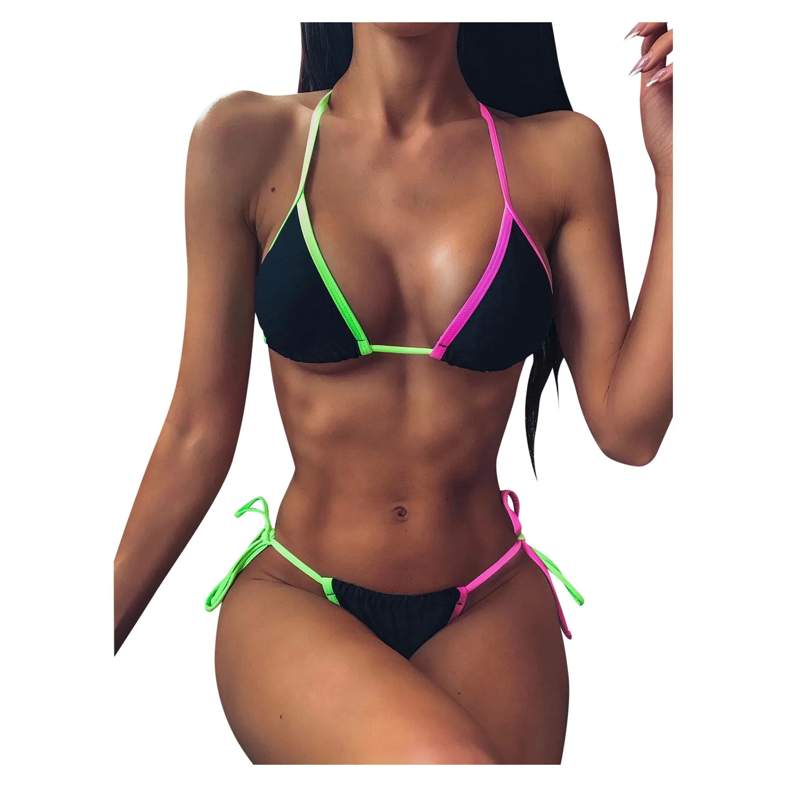 Ženy Bandeau Obväz Bikini Set Push-Up Brazílske Plavky, Plážové Oblečenie Plavky, Kúpacie Plavky Brazílsky Biquini Pláž Nosiť