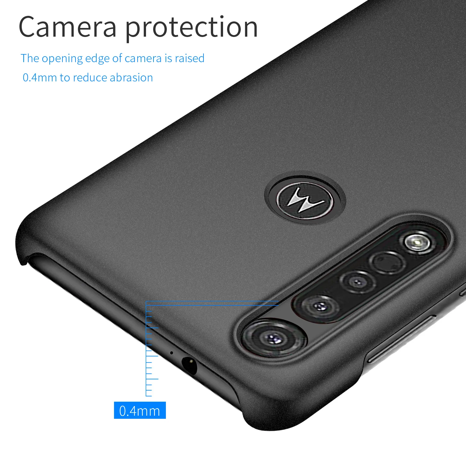 Pre Moto G8 Plus Prípade farbou Pevného PC Matný Ochranné Telefón Prípad pre Motorola Moto G8 Hrať Jeden Makro Zadný Kryt Plášťa
