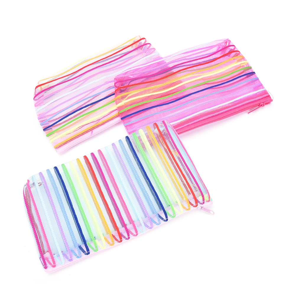 1PCS Prenosné Rainbow Kozmetická Taška Módne Zips Toaletná Organizátor Držiteľ List make-up Prípade Puzdro Travel tvoria Taška