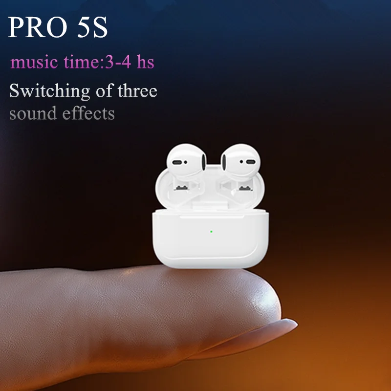 Super Mini Pro 5S/Pro mini TWS Touch Ovládania Slúchadlá Bezdrôtové Bluetooth Slúchadlá HiFi Stereo Nepremokavé Šport Pre Všetkých Smartphone