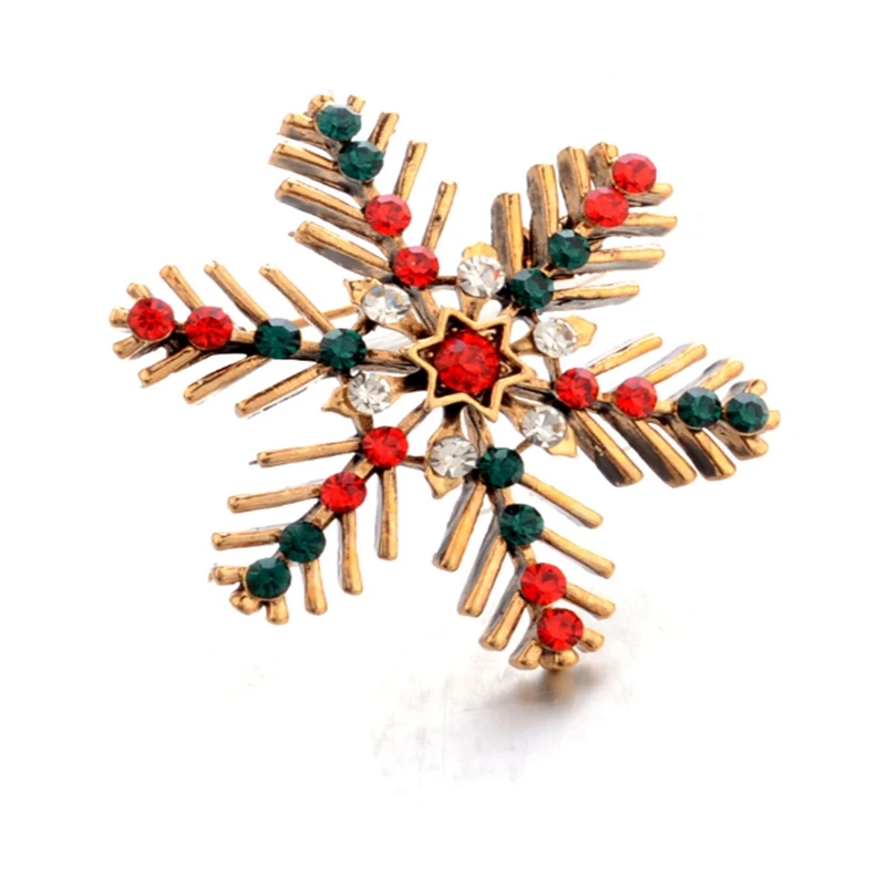 Vianočné Brošne Kolíky Roztomilý Vianočný Stromček Garland Zvony Snowflake Smalt Pin Odznaky Brošňa Pre Ženy Šperky Darček