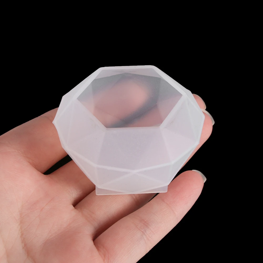 4 Veľkosti S-XL DIY Diamond Crystal Epoxidové Živice Formy pre Plavidlá, Dekorácie Odlievanie Silikónové Epoxidové UV Živice Formy Šperky Výrobu Nástrojov