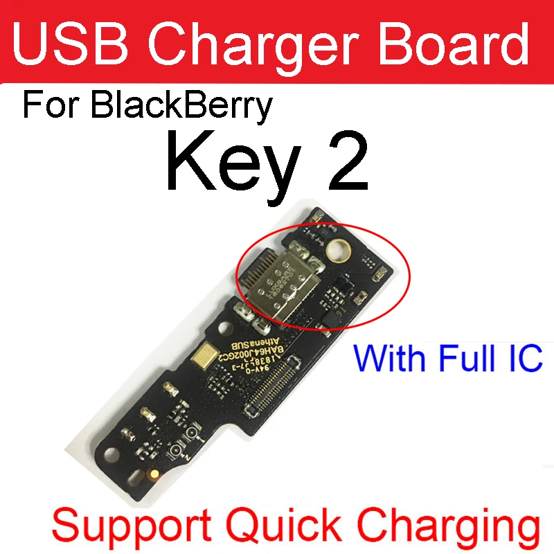 Pre BlackBerry KEY2 TLAČIDLO Dvoch Kľúčových 2 Keytwo Dock Konektor Micro USB Nabíjačka Nabíjací Port pre Mikrofón Rada Náhradné Diely