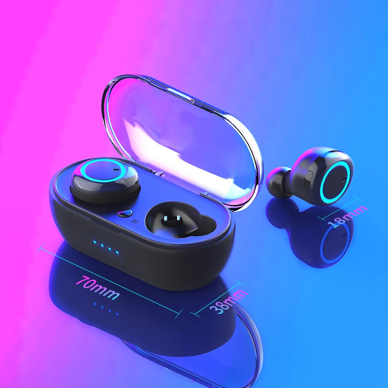 Y50 TWS 5.0 Bluetooth Slúchadlá Bezdrôtové Stereo In-Ear Slúchadiel do uší V Uchu Slúchadlá Mikrofónom Pre Mobilný Telefón, Pre Xiao Oneplus Puky Fone