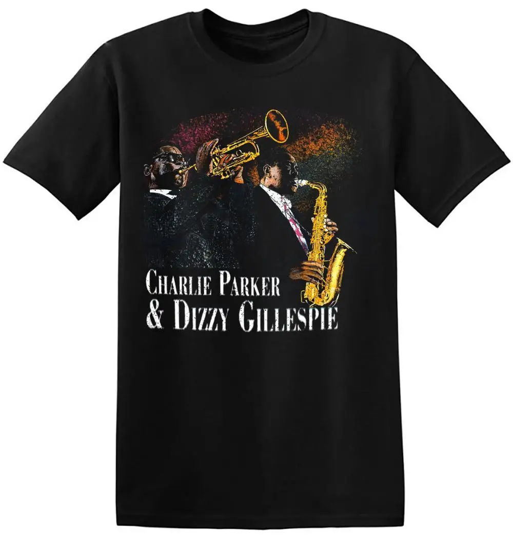 Charlie Parker Tričko Cool Grafiky, Nové Čierne Retro Jazzovú Hudbu Kapely Tee 4-A-003 T Košele Bežné Značku Oblečenia Bavlna