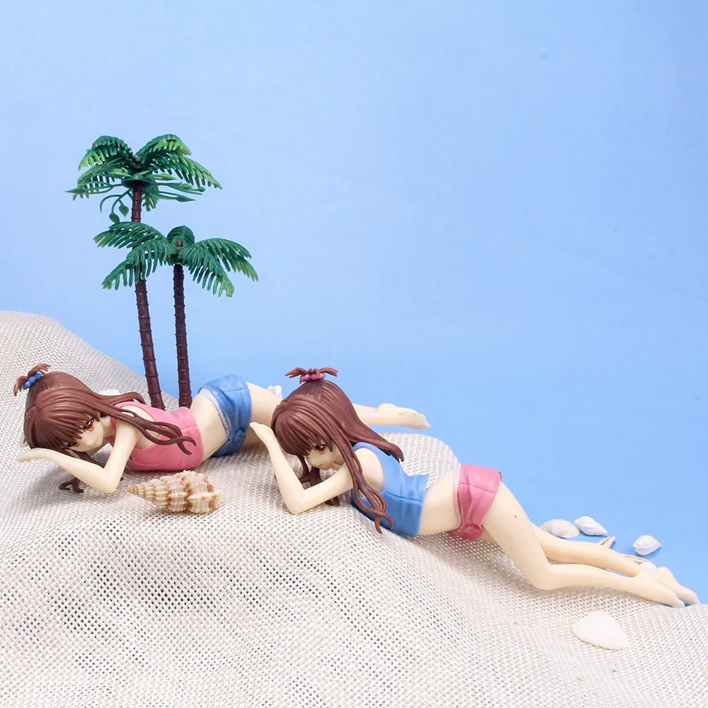 Japonsko krásy Dievčatá Milujú Ru Tmy Yuuki Mikan Obrázok PVC Akčné Anime Zberateľskú Model Hračka Bábika 20 CM pre dieťa Domova