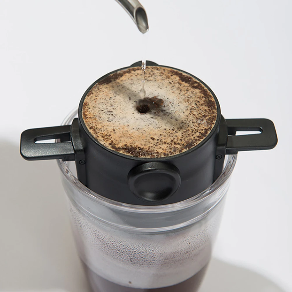 Skladacia Prenosné Kávy Filter Kávovar Z Nerezovej Ocele Odkvapkávaniu Kávy, Čaju Držiteľ Opakovane Bezpapierové Nalejte Kávu Dripper
