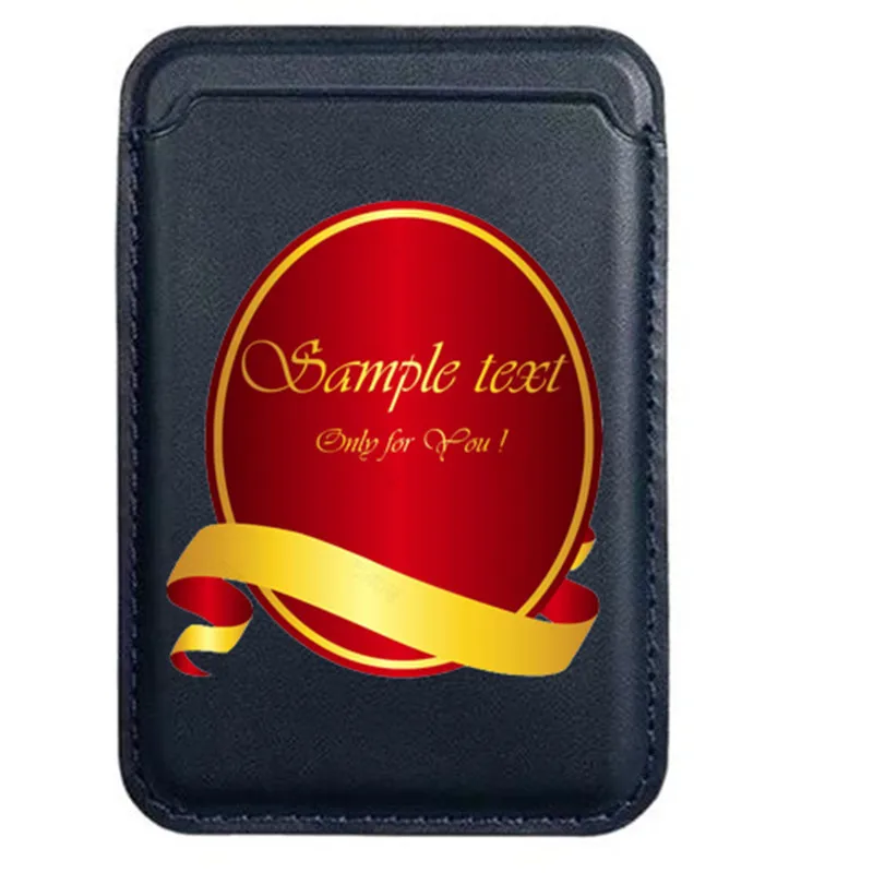 10PCS zadarmo logo Luxusná Kožená Peňaženka pre Mobilný Telefón iPhone, Módne Magnetické Karty Držiak pre iPhone 12 Pro Max
