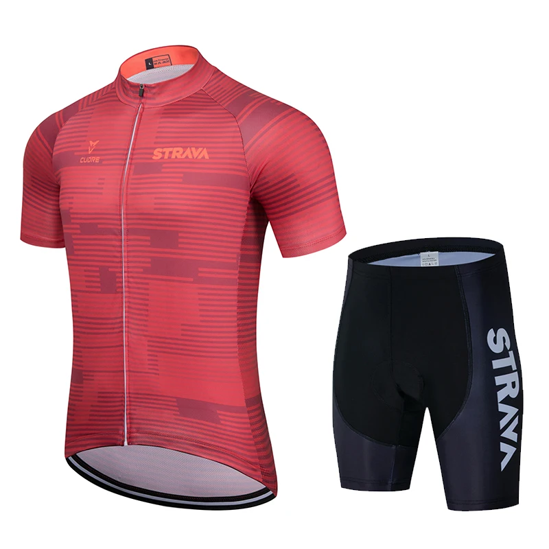 Cyklistické Dresy 2020 Nové STRAVA Team Bike Nosiť oblečenie, Quick-Dry bib gélové Sady Oblečenia Ropa Ciclismo uniformes Maillot Športových Zbraní