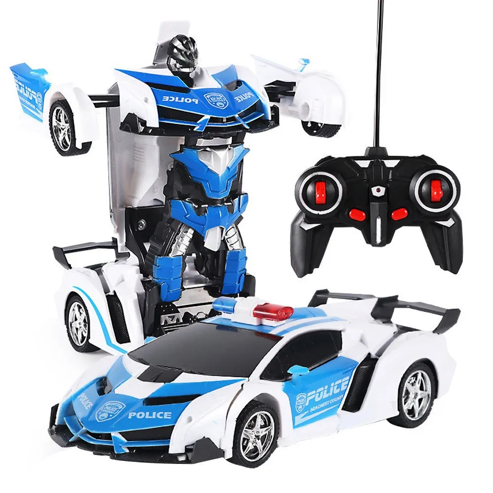 1：18 Elektrické Diaľkové Ovládanie, Automatické Car1 Tlačidlo Diaľkové Ovládanie Deformovateľné Vozidla Robot Deti Hračky Juguetes Zabawki