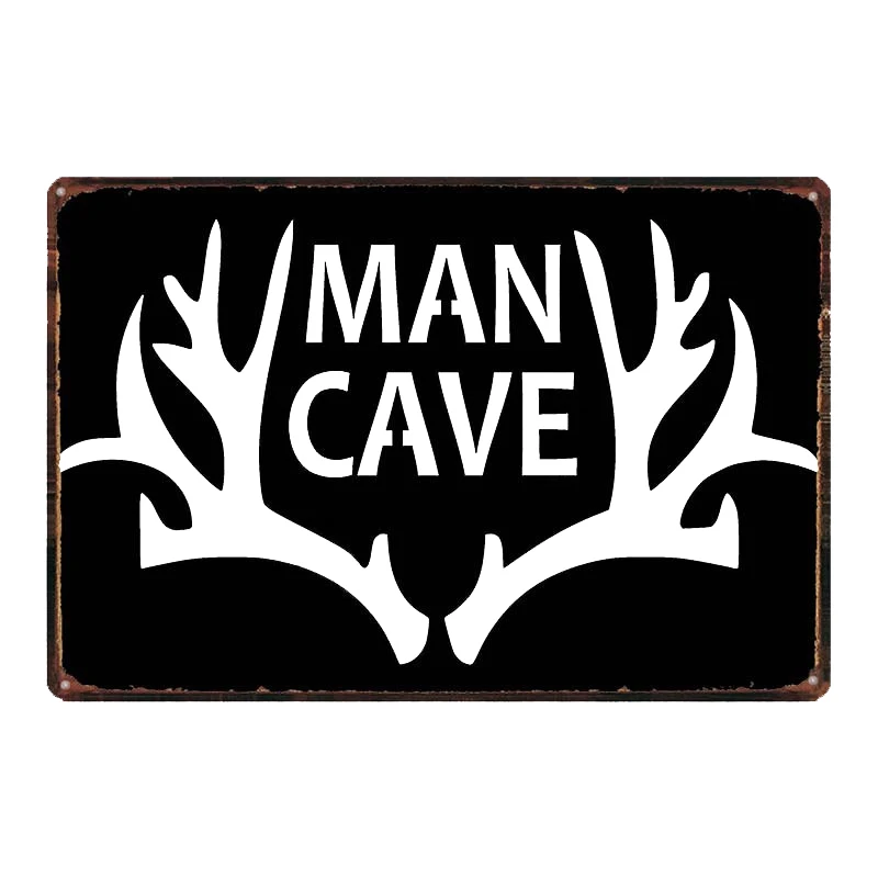 Môj Jaskyňa Moje Pravidlá Vintage Kovové Značky Doma Pub Club Vonkajšie Steny Výzdoba Nesie Plechu Muž Jaskyňa Miestnosti Dekorácie pre Mužov N396