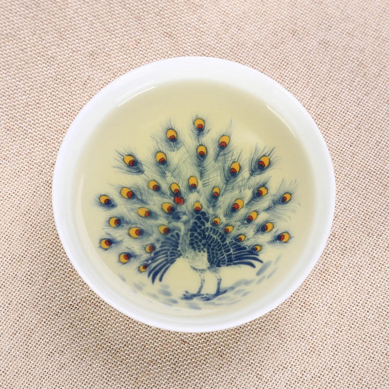 Čínsky Čajový set Čaj Nastaviť Teacup Handpainted Keramické šálku Čaju puer Oolong Čaj na Mieru darčeky pre Domácnosť pitnej náradie