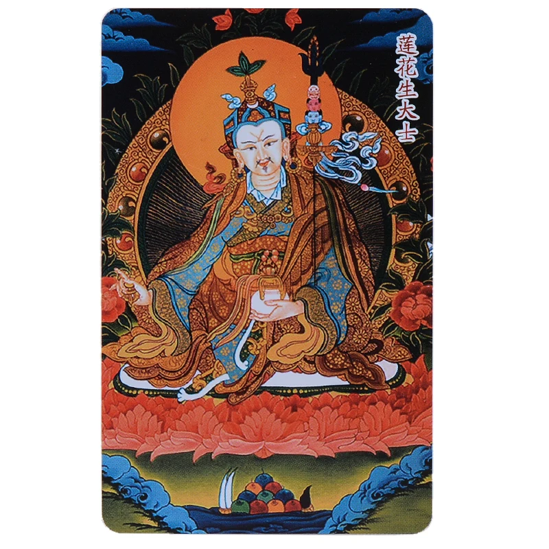 Tibetský Budhizmus Padmasambhava Sochu Budhu Amulet Buddha Karty