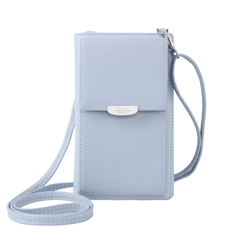 1 KS Módne malé messenger bag ladies mini, PU kože ramenný messenger bag ladies mobilný telefón taška peňaženky karty držiteľa