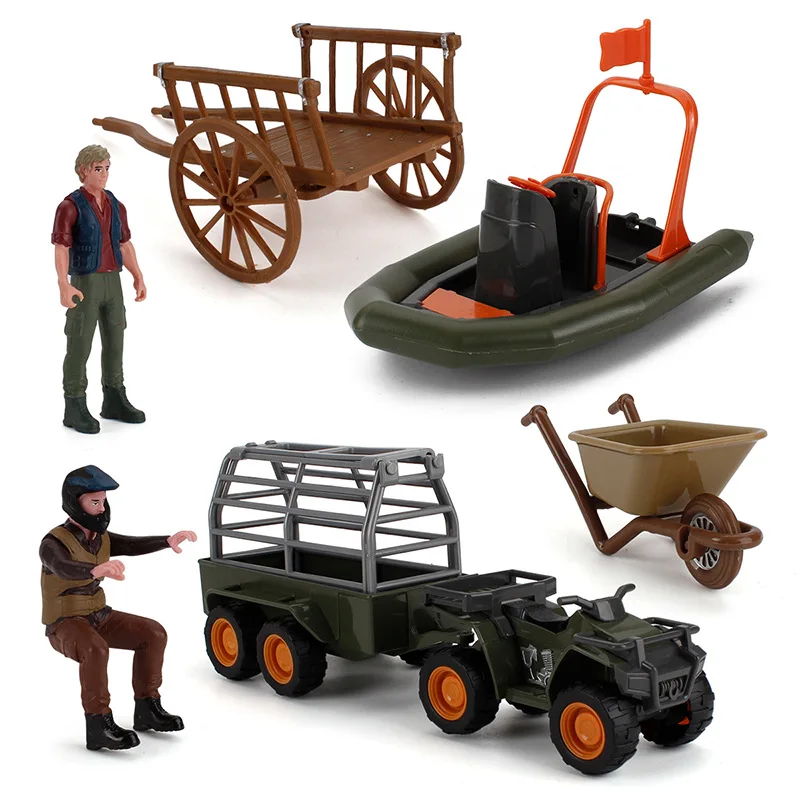 Simulácie Farmy Ranč Rekvizity Malé Ozdoby Montáž Na Motocykel Vzducholoď Ovládač Dolly Scény Model