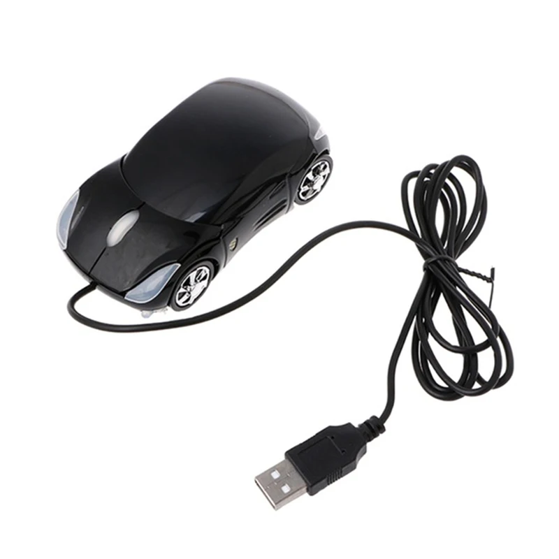 Káblové Herná Myš, 1000DPI LED Optické USB 3D Počítačovej Myši Hra Auto Tvar Pre Notebook PC Gamer Pre PC, Notebook