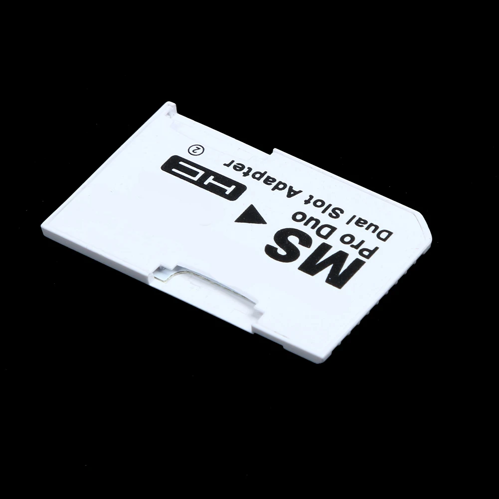 Pamäť karty adaptéra Dual Slot Pre Micro SD SDHC TF na Memory Stick MS Karty Pro Duo Reader Adaptér pre systém windows /Mac os /Linux