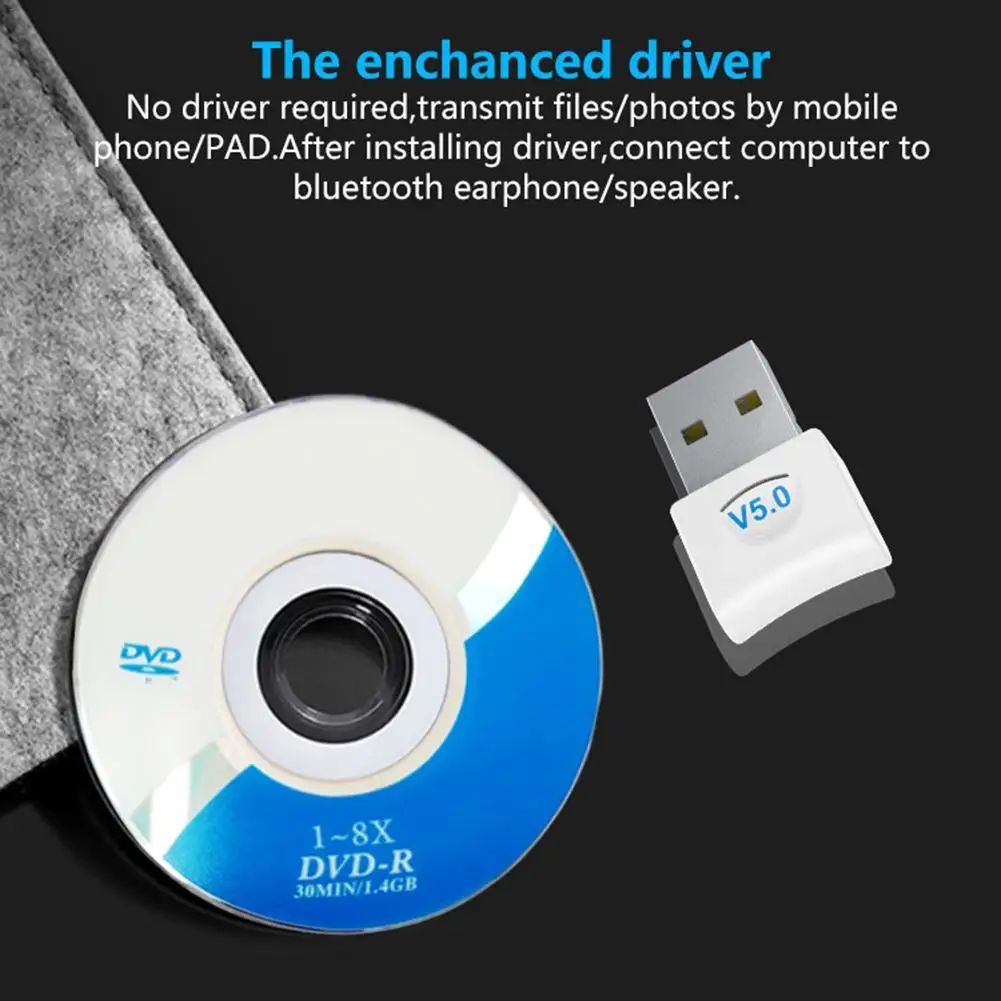 Počítač USB Bluetooth Adaptér 5.0 USB Desktop Bezdrôtový WiFi Audio Prijímač, Vysielač Dongle pre Počítač PC Myš Aux Audio