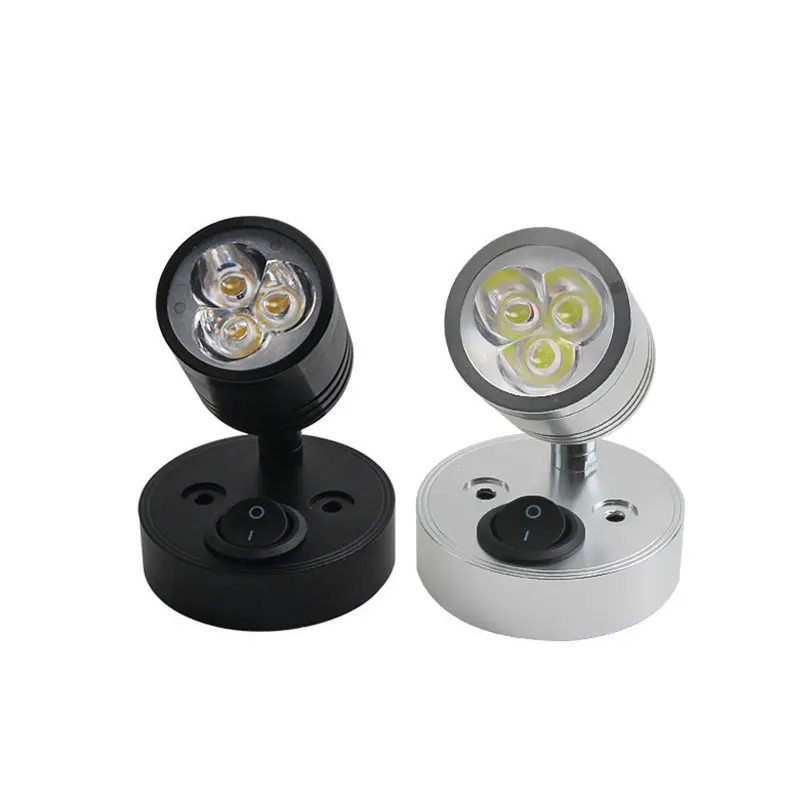 Tvorivosť LED Stropné svietidlo DC12V Nastaviteľné 180 ° Pozornosti Domácnosti Nástenné svietidlo Osvetlenie Vnútorné Osvetlenie
