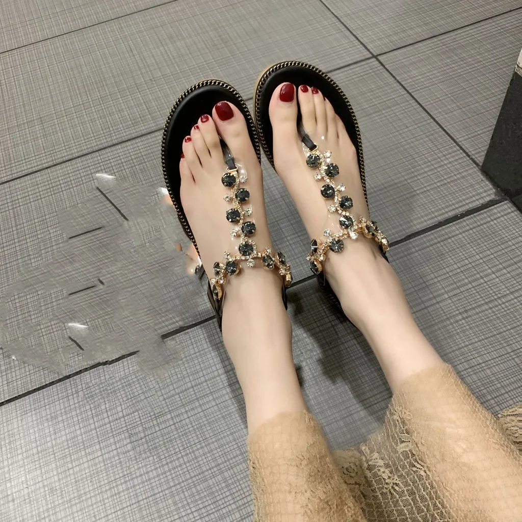 Nové Luxusné dámske Topánky, Módne dámske Sandále Žena Dizajnér Plážové Sandále Hrubé-soled Priedušná Roman Topánky