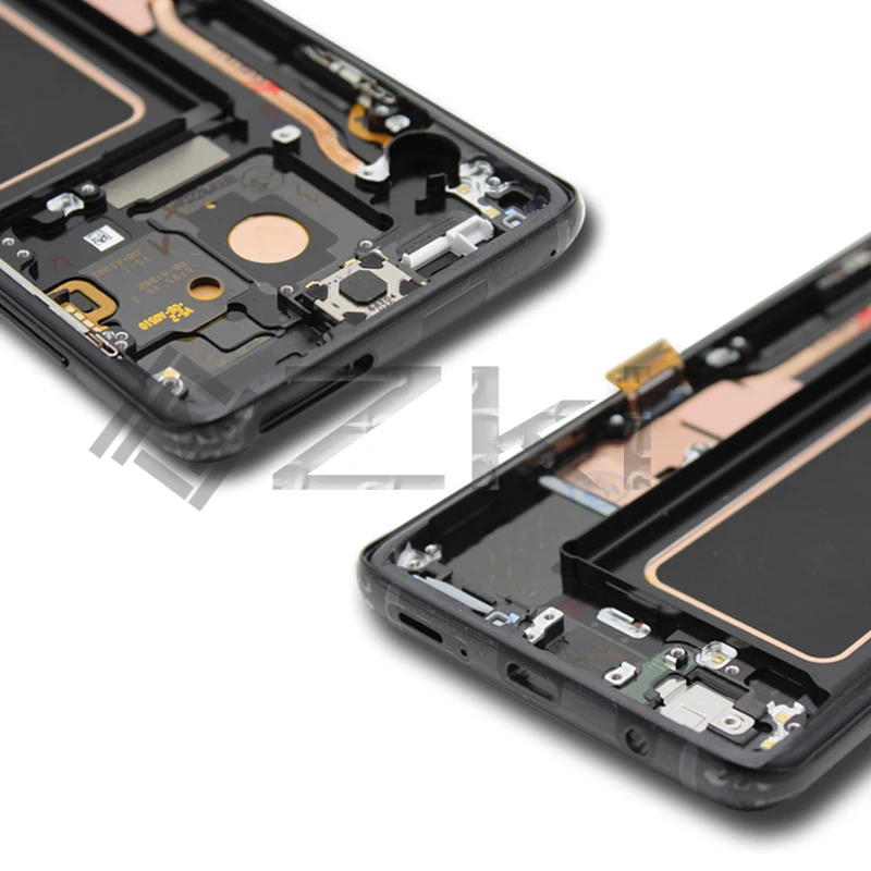 Montáž Burn-Tieň Rám Pre SAMSUNG Galaxy S9 Plus LCD Dotykový Displej G965u Obrazovke Nahradenie G965f G965w S Opravy Nástrojov