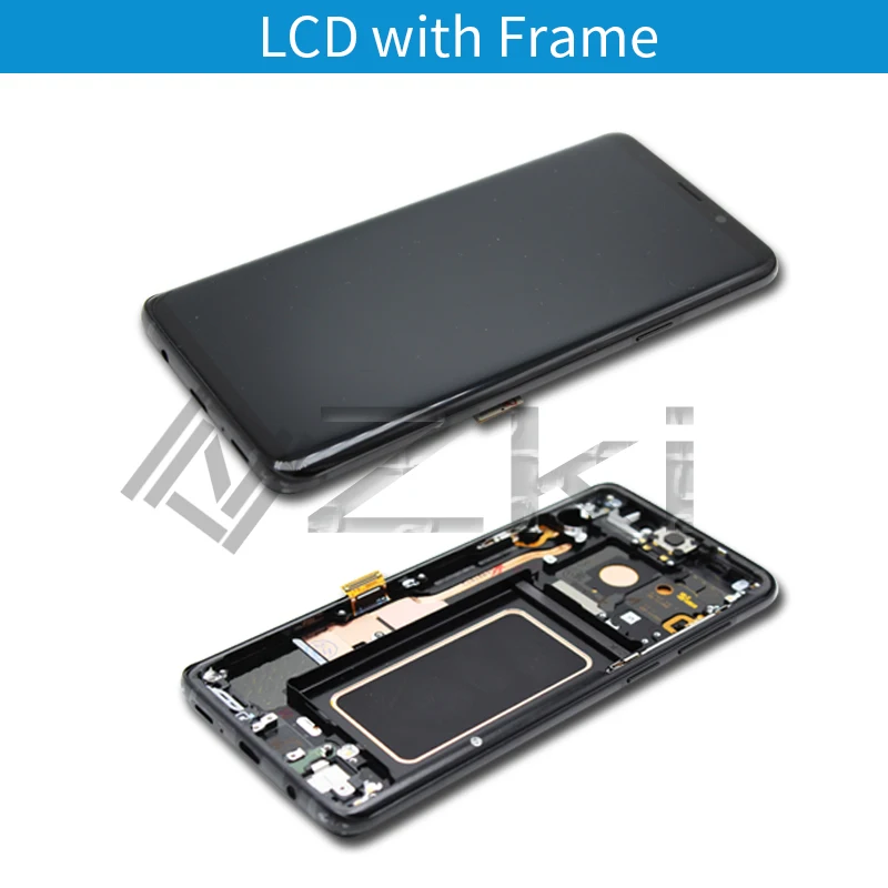 Montáž Burn-Tieň Rám Pre SAMSUNG Galaxy S9 Plus LCD Dotykový Displej G965u Obrazovke Nahradenie G965f G965w S Opravy Nástrojov