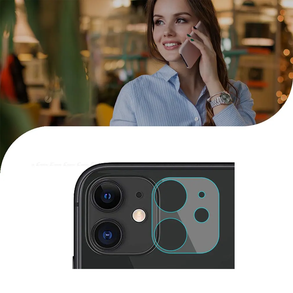 Mobilný Telefón Späť Fotoaparát, Objektív Tvrdeného Skla Chránič Film Pre iPhone 11 Anti-Blu-ray Kryt Objektívu