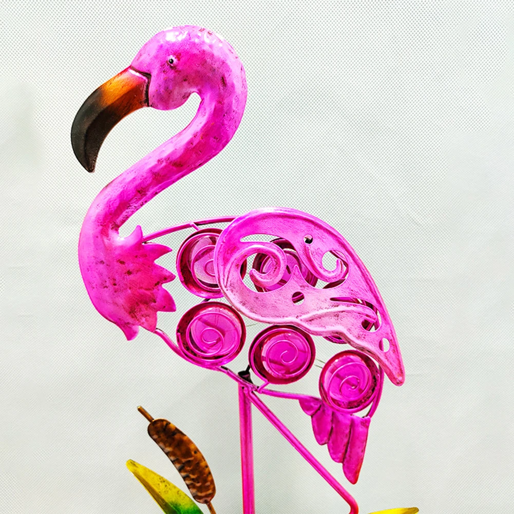 Kovové LED Svietiace Slnečné Svetlo Flamingo/Páva Záhrada Dvore Umenie Vonkajšie Trávnik Vklad Lampy Záhradné Dekorácie Dvore