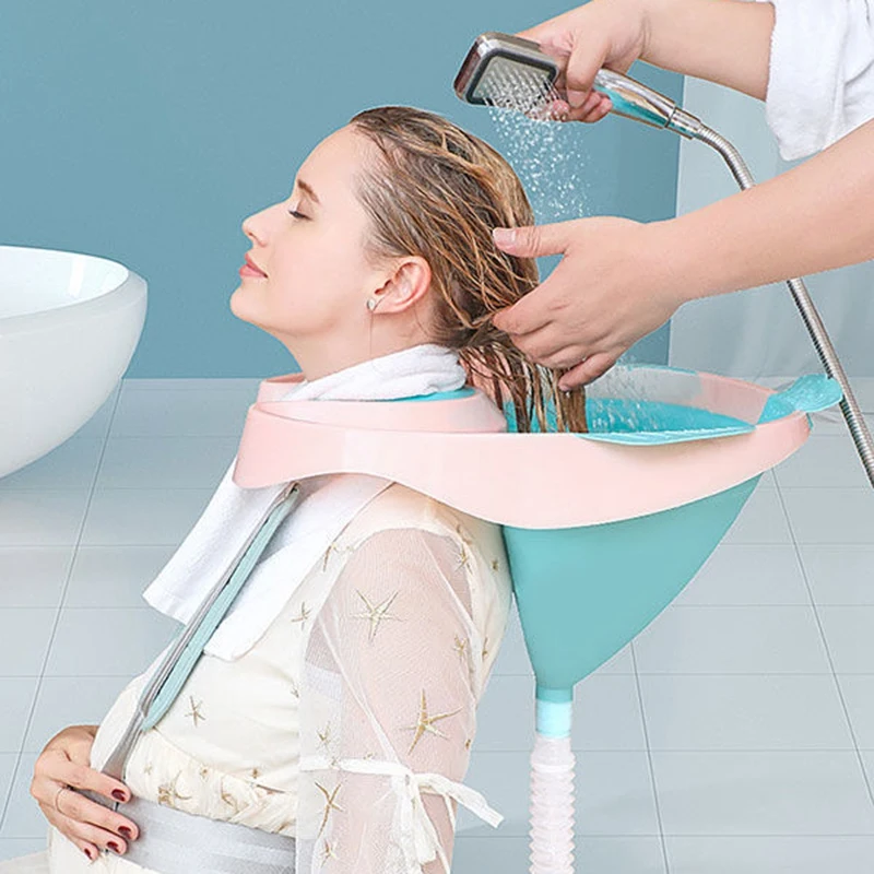 Domov Šampón Misa, Umývadlo Prenosné Vlasy Umyť Misy Panvy Mobilev Umývanie Vlasov pre Tehotné Ženy, Starších, Deti Ošetrovateľskej Starostlivosti