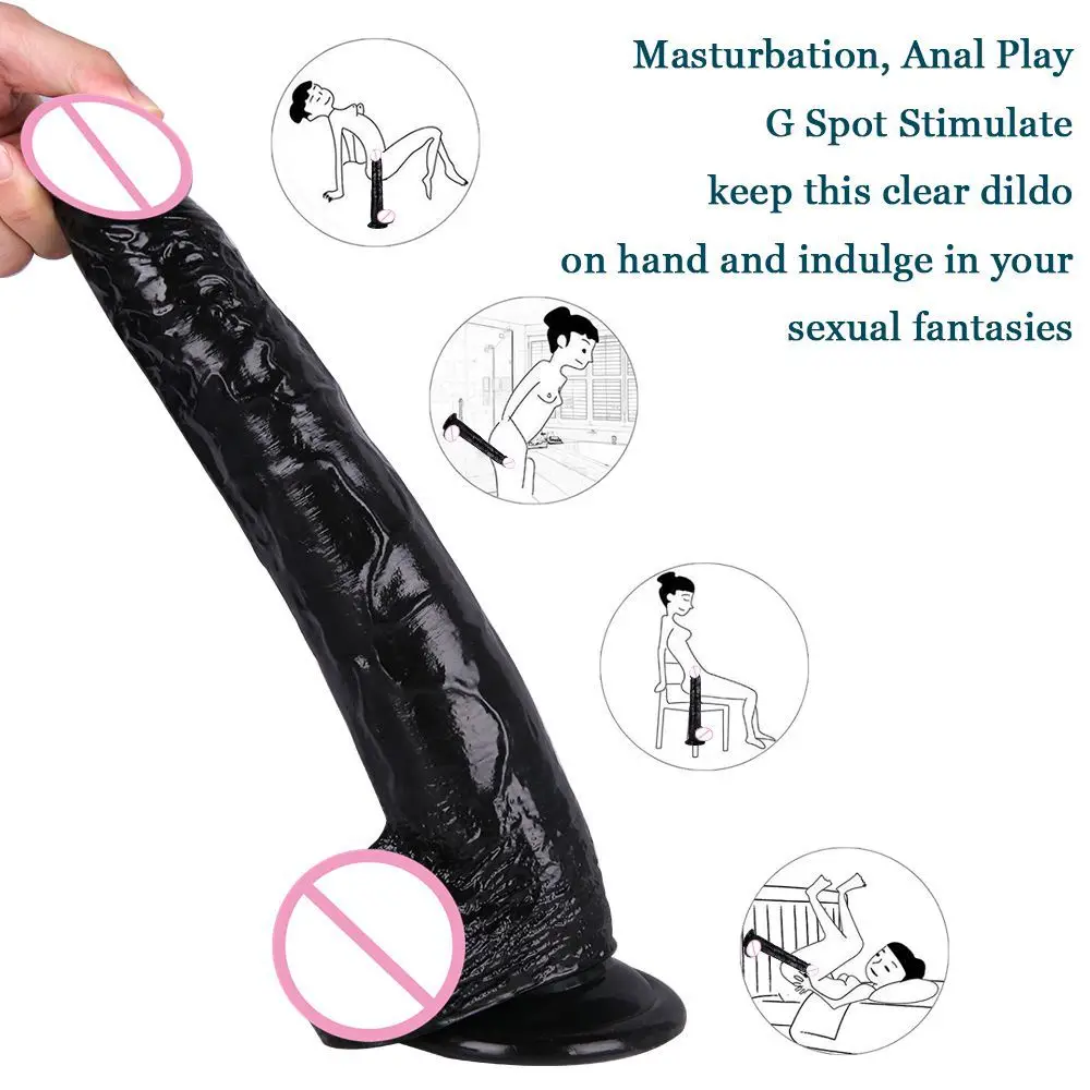 12 Palcový Poukázal Simulácia Veľký Penis Bulík Dlhý Penis Dospelých Masturbácia Mužov A Žien Tlačením Masáž Vibrátor G-Spot Pošvy