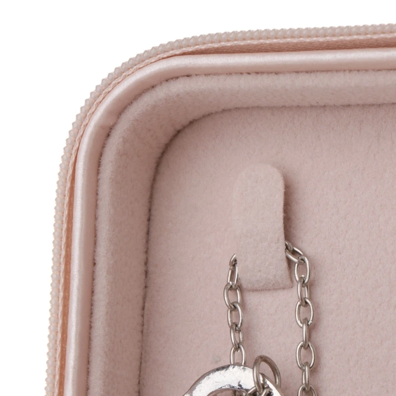 Šperky Box Prenosný Úložný Organizátor Zips Prenosné Ženy Displej, Cestovné Puzdro