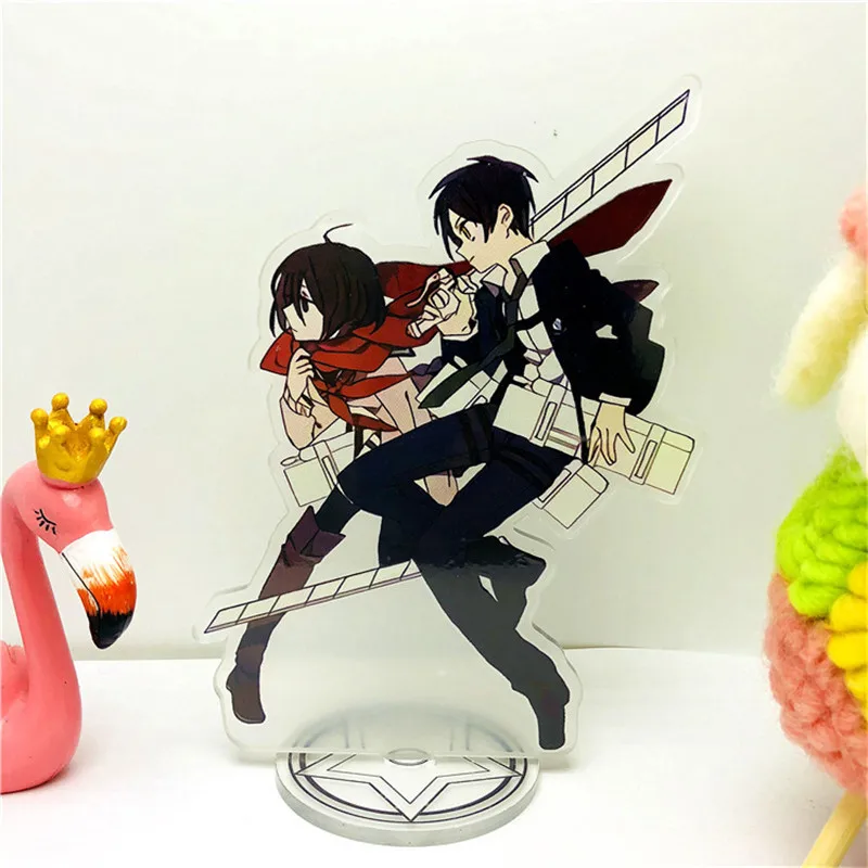 9 ks/veľa Anime Útok na Titan obrázok akryl hračka Levi Mikasa Eren model akcie bábika 16 cm na darček