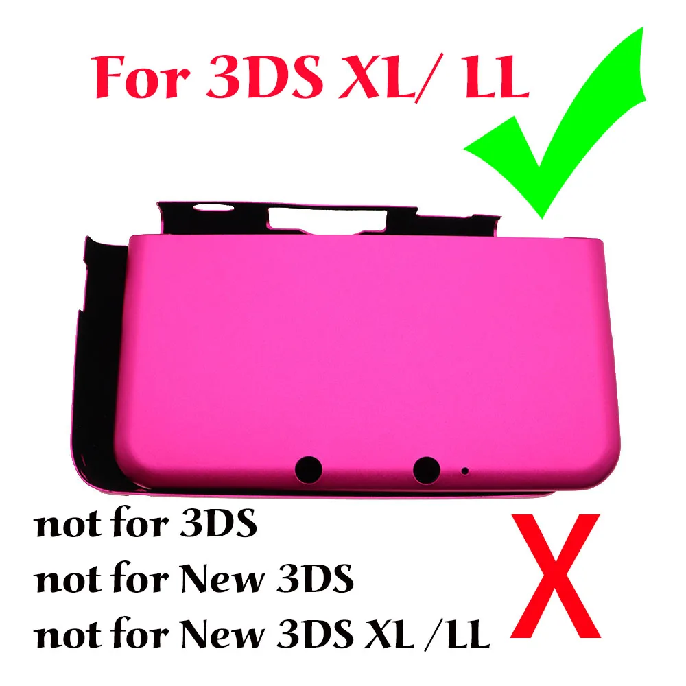 Hliníkové Pevný Kovový Box Ochranný Kože Kryt Prípade Shell Pre Pre Nintendo 3DS XL LL