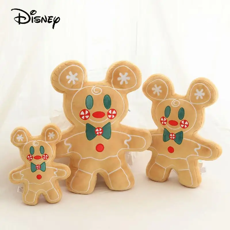 Disney Mickey Perník Muž Bábika Plyšový Vankúš Mäkký Roztomilý Kreslený Biscuit Vankúš Vianoce, Nový Rok, Darček Dievčatá Dieťa Priateľku