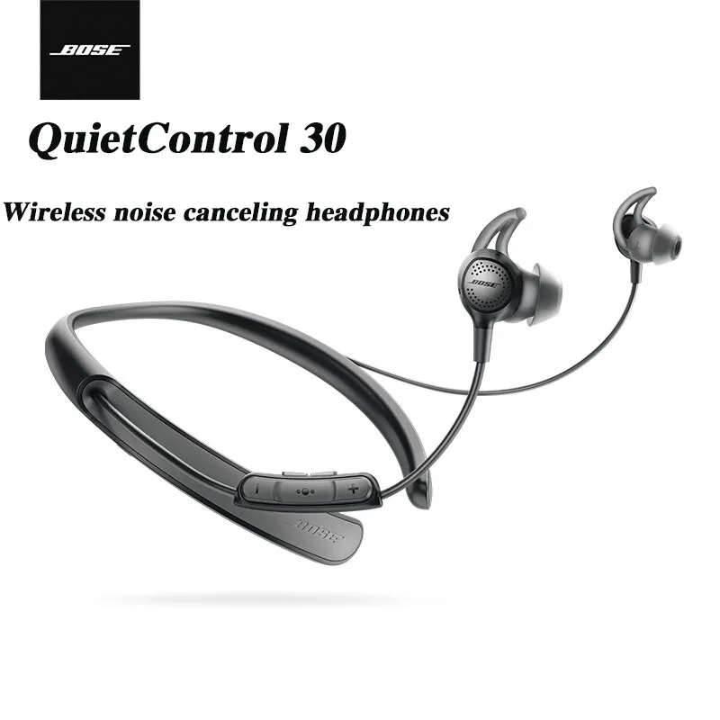 Bose QuietControl 30 Bezdrôtové Slúchadlá QC30 Slúchadlá Bluetooth Potlačením Hluku Headset Krku Typ Aktívneho tlmenia Hluku Používané