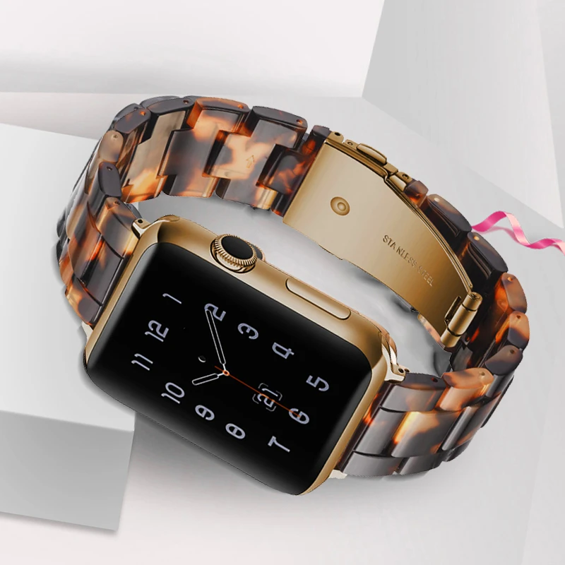 Živica Popruh Pre Apple hodinky 6 5 4 44 mm 40 mm iwatch 42mm 38 mm nerez prackou Watchband náramok pre Apple hodinky kapela 44