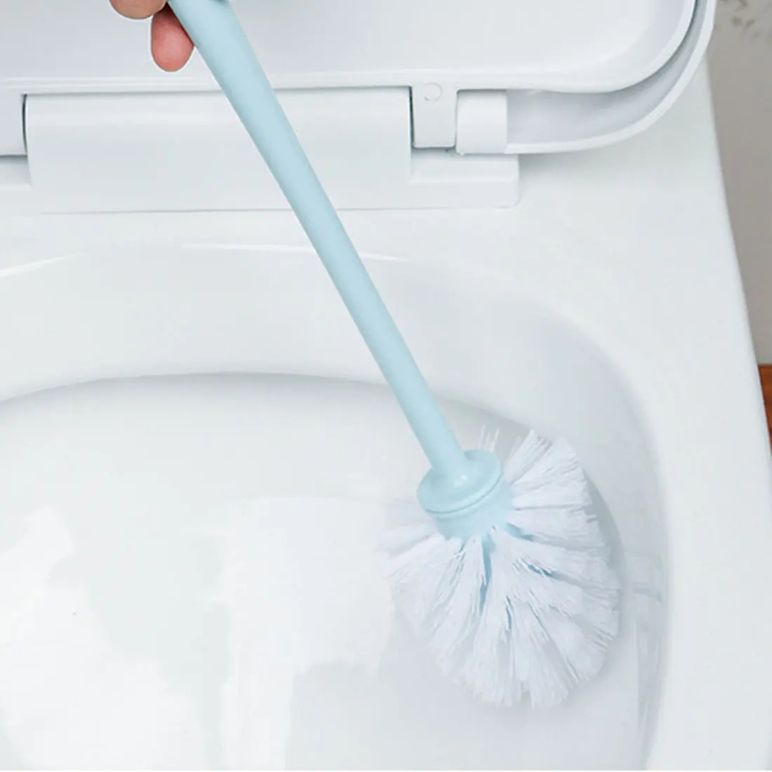 Wc čistiaca kefa s plastovými dlhá rukoväť wc kefa na umývanie wc wc čistenie kefkou bez slepej uličky čistenie