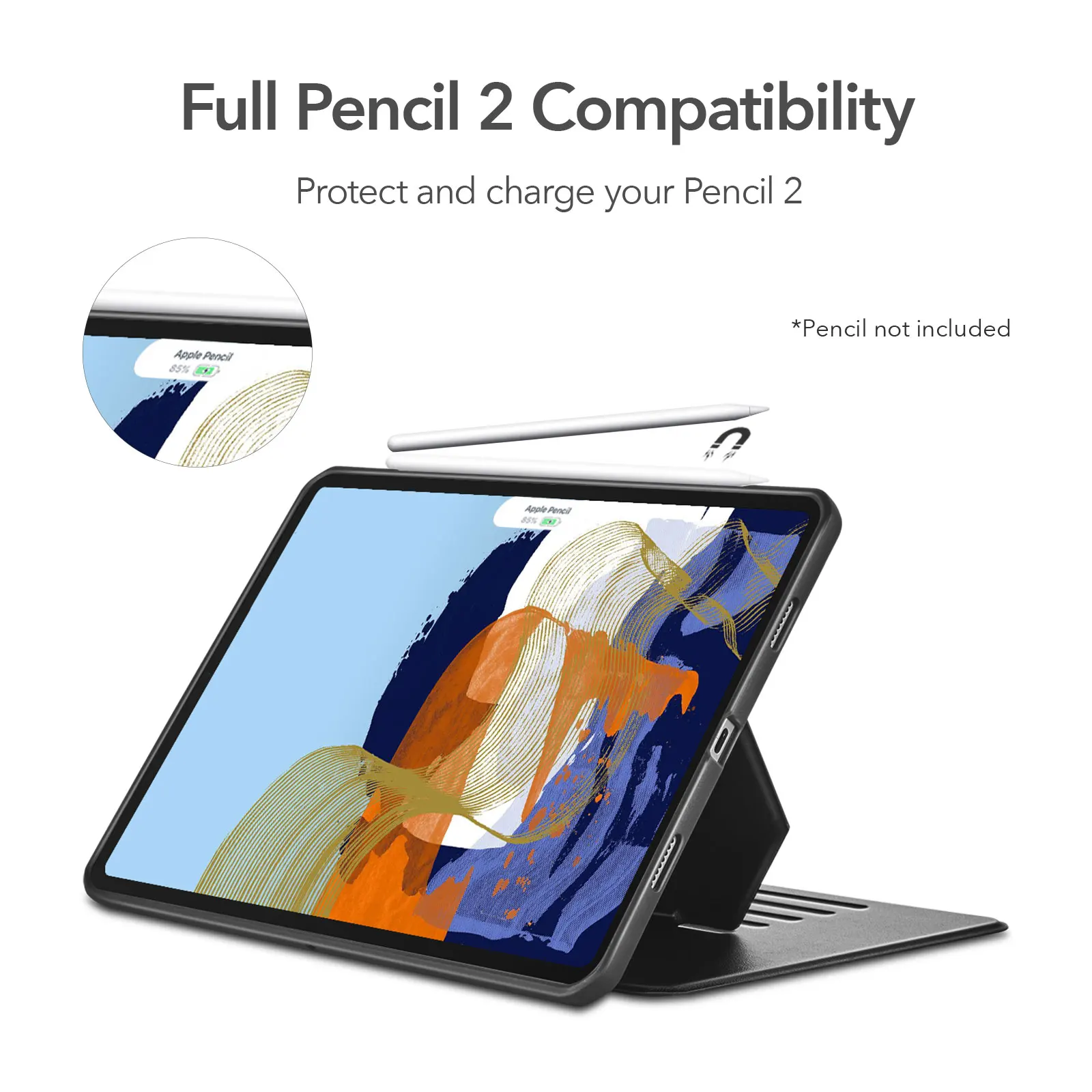 ESR pre iPad Pro 12.9 2021 Prípade Silnejší Ochranu pre iPad Pro 11 2021 Tablet Kryt s Ceruzkou Držiteľ Kryt pre iPad Pro 2021