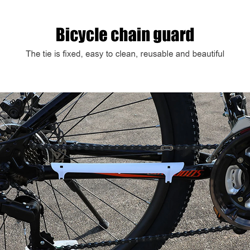 Koleso Reťaz Ochrany Cyklistické Plastový Rám Bicykla Skladacia Gumový Chránič Chainstay Zadné Vidlica Stráže Kryt Pad