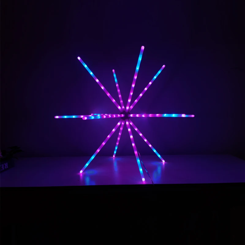 Ohňostroj Lampa Meteor RGB Svetlo Symfónia Dynamické Narodeniny Vianočný Večierok Lampa Diaľkové Ovládanie Nočné Svetlo Strobe veterný Mlyn Svetlá