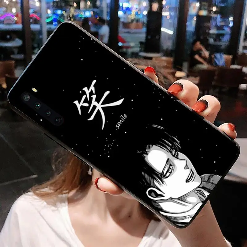 Anime Útok Na Titan Levi Ackermana Telefón puzdro pre Xiao Mi Poznámka 10 Lite Mi 9T Pro xiao 10 10 CC9 Pro