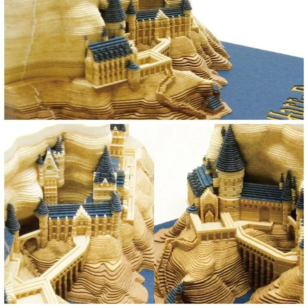 Papier Poznámky Umenie stavebným 3D Dekorácie Sticky Nálepky, Karty, Plavidlá Pre Kolegov