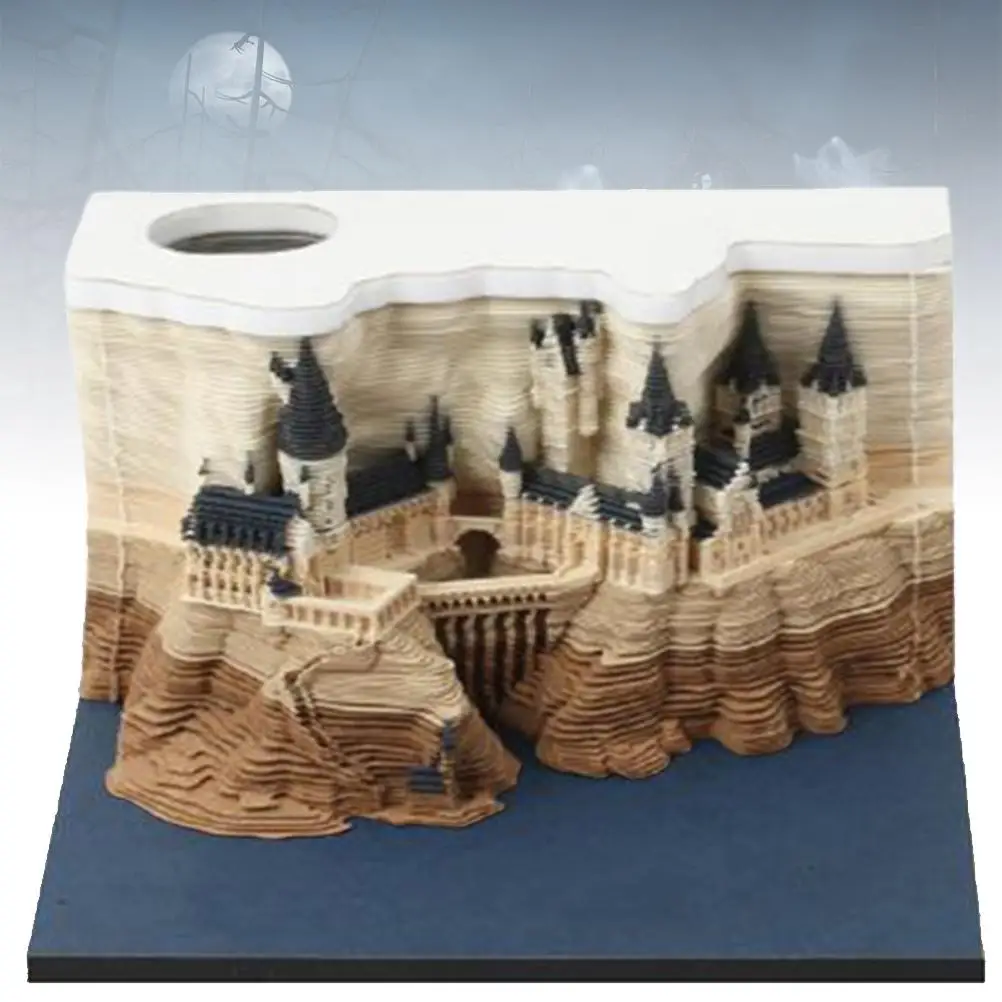 Papier Poznámky Umenie stavebným 3D Dekorácie Sticky Nálepky, Karty, Plavidlá Pre Kolegov